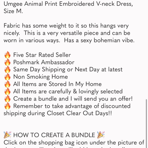 Animal Print Embroidered V-neck Dress by Umgee - Picture 16 of 16